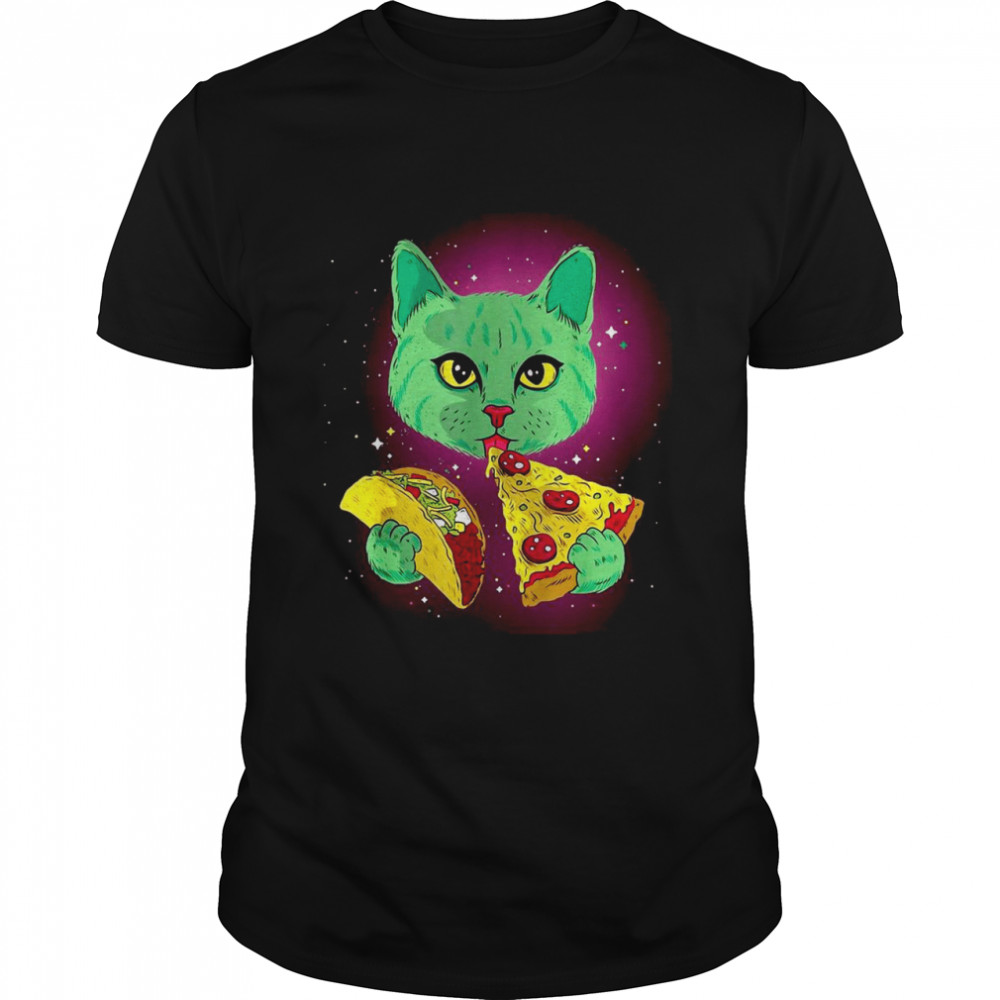 taco pizza cat shirt