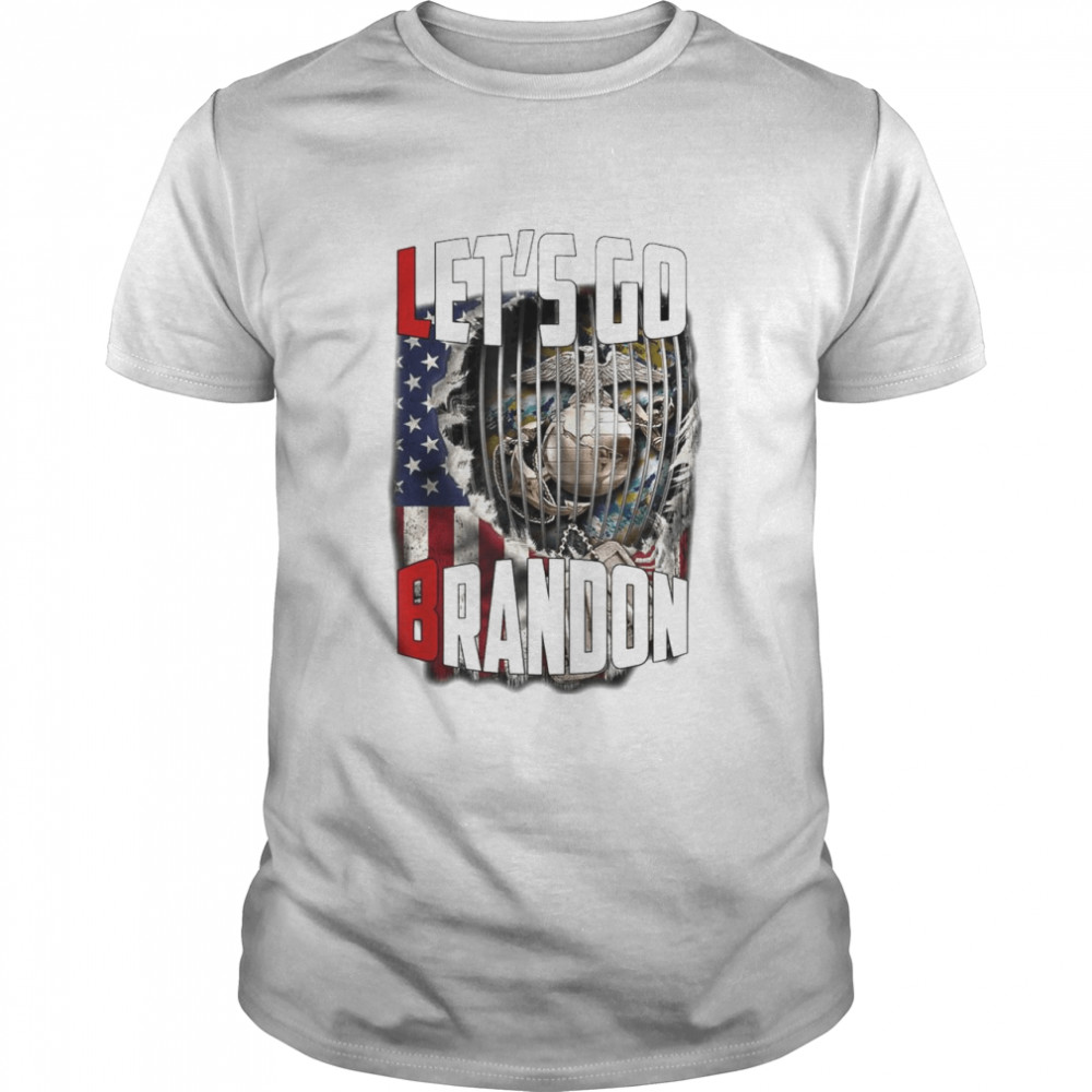 Let’s Go Branson Brandon Conservative Anti Liberal US Flag T-Shirt