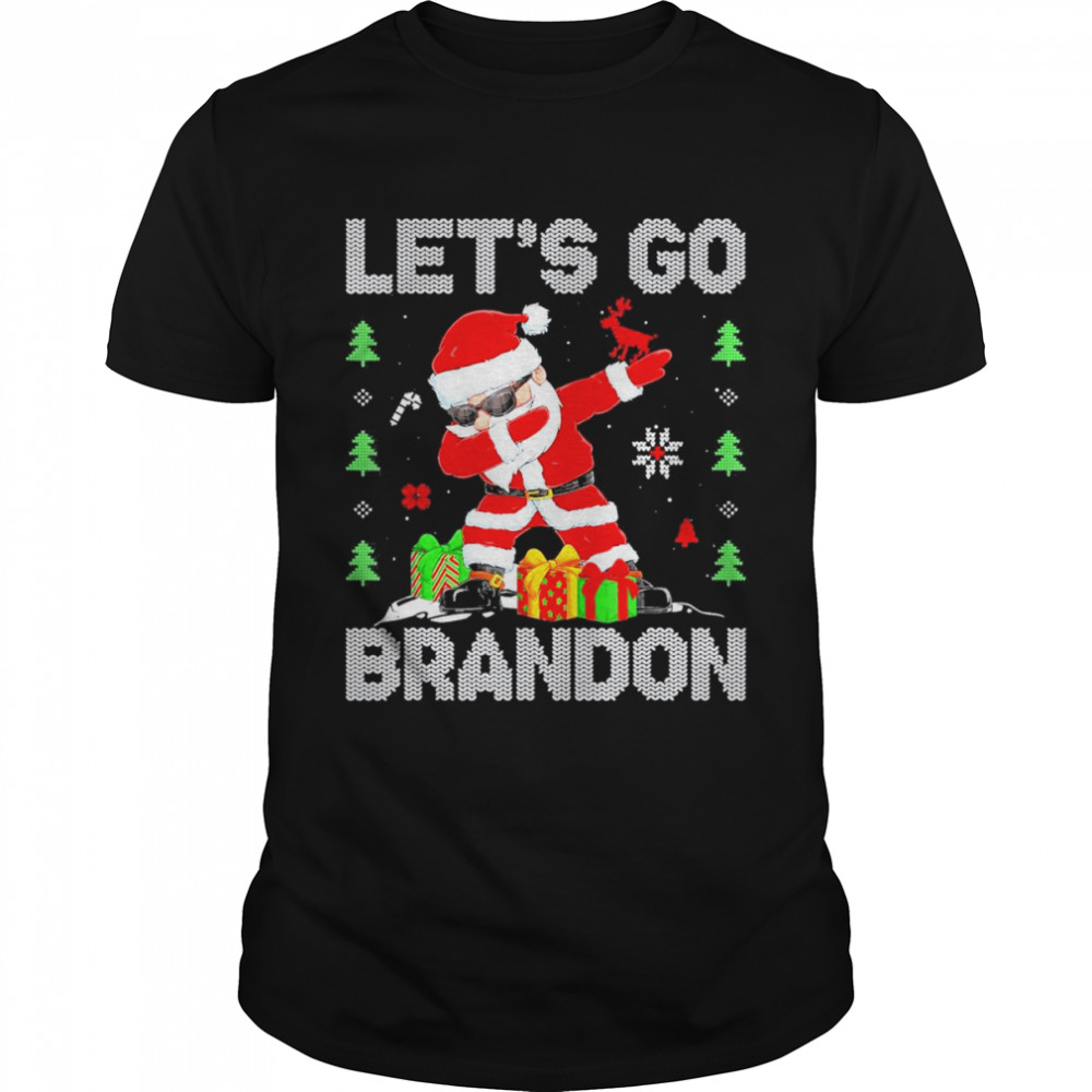 Let’s Go Brandon Santa Claus Ugly Christmas T-Shirt