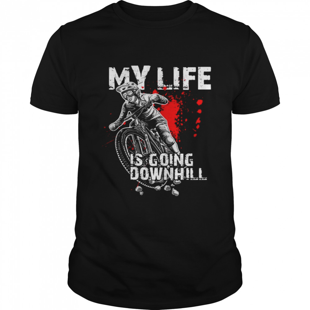 Mtb T-Shirt For Cycling, Downhill And Mountain Bike Fans Mtb T-Shirt For Cycling, Downhill And Mountain Bike Fans