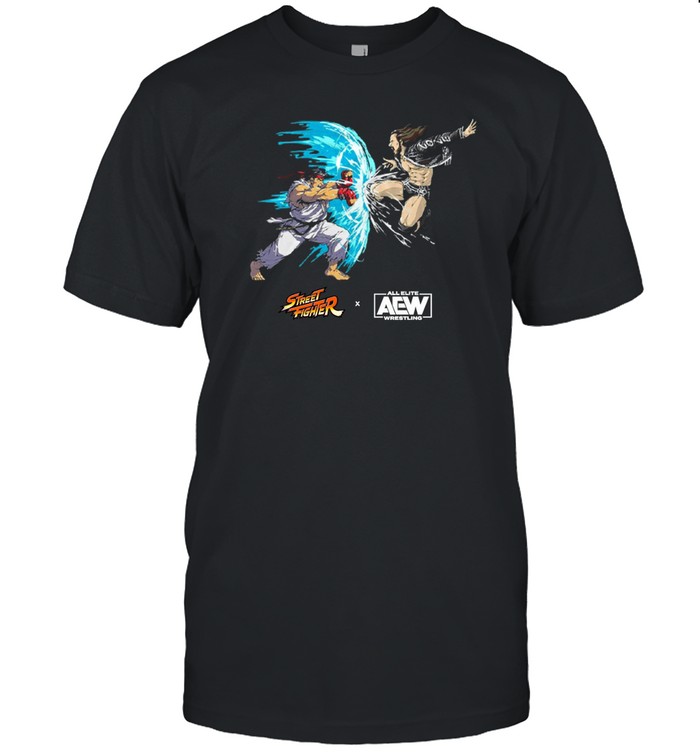 Shop Aew Street Fighter Adam Cole Shirt