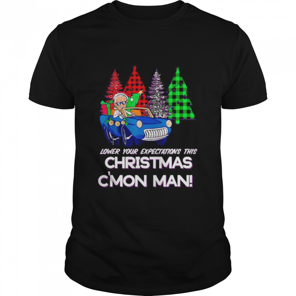 Awesome biden lower your expectations this Christmas c’mon man sweater Classic Men's T-shirt