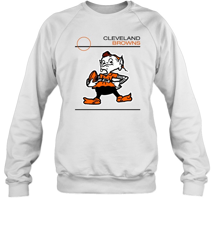 Cleveland Browns Brownie Elf White Drift Hoodie Medium