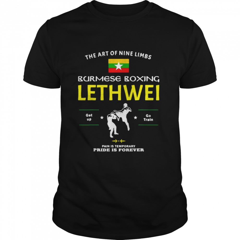 Lethwei Fighter Myanmar Flag Shirt