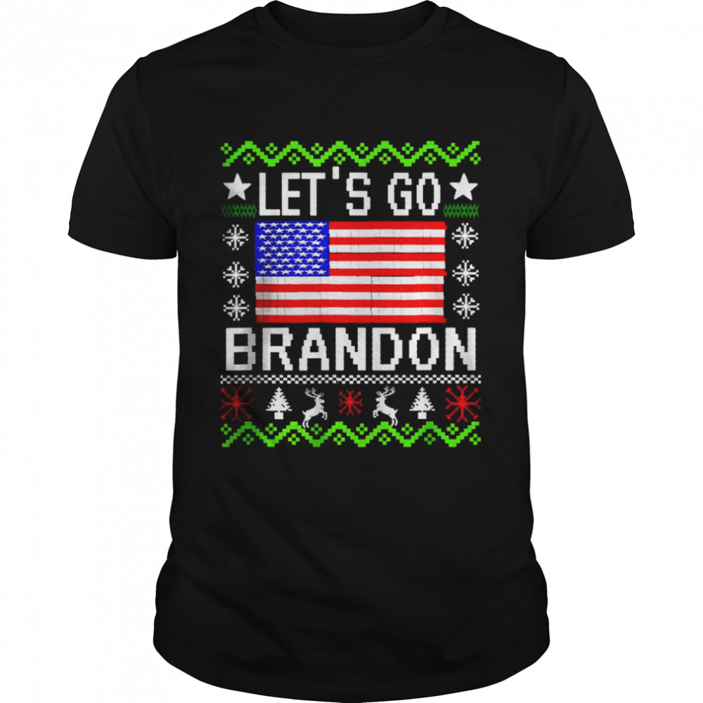Let’s Go Branson Brandon Ugly Christmas Sweater T-Shirt