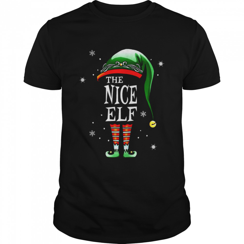 Matching Family The Nice Elf Christmas Shirt