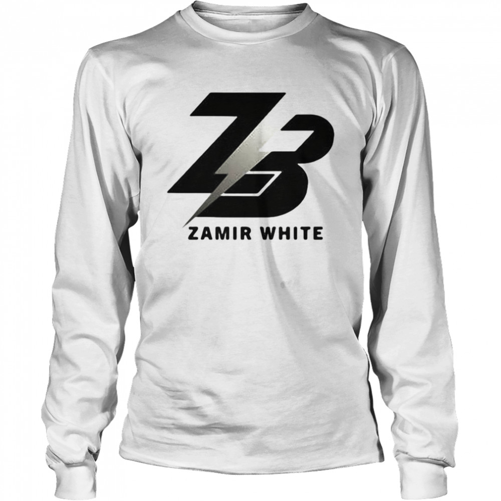 Zamir White Z3 Logo  Long Sleeved T-shirt