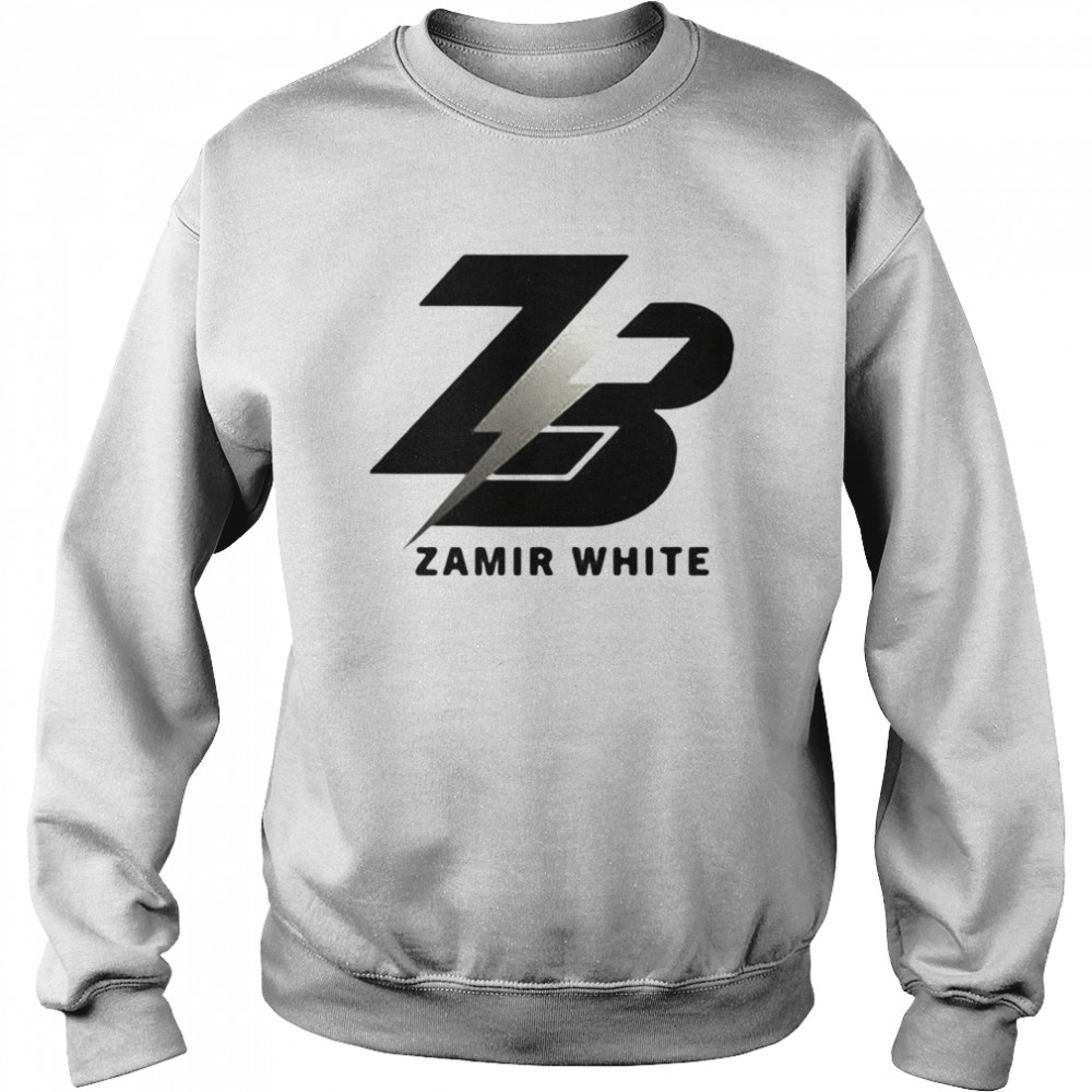 Zamir White Z3 Logo  Unisex Sweatshirt