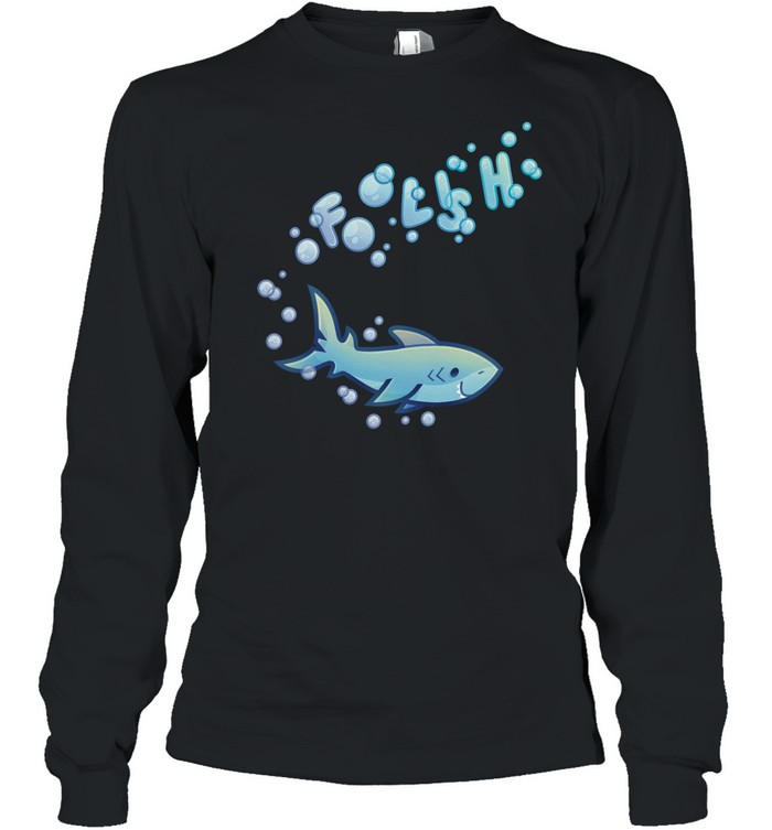 foolish gamers Shark Bubbles Hoodie Long Sleeved T-shirt