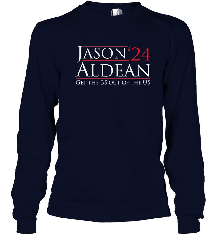 Jason Aldean 2024 Navy T Long Sleeved T-shirt