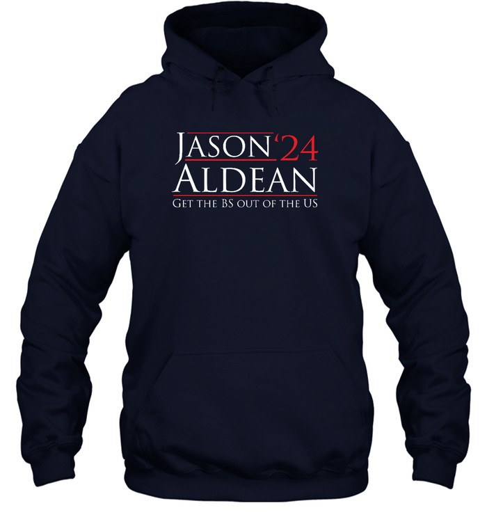 Jason Aldean 2024 Navy T Unisex Hoodie