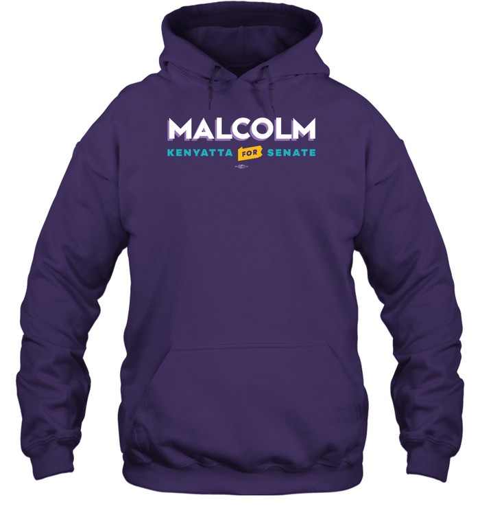 Malcolm Kenyatta For Senate Purple T Unisex Hoodie