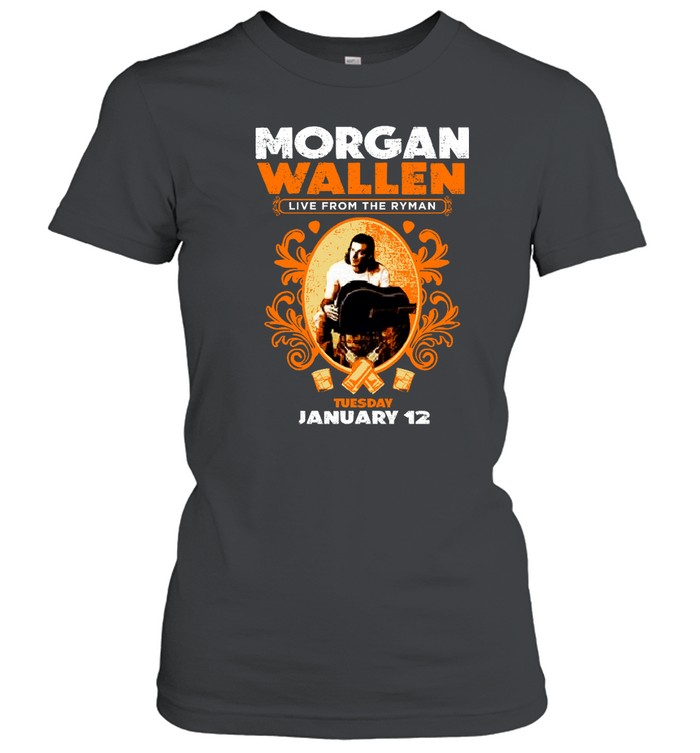 Morgan Wallen Dark Grey Ryman Event Tee Classic Women's T-shirt