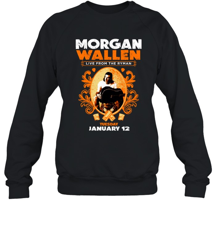 Morgan Wallen Dark Grey Ryman Event Tee Unisex Sweatshirt