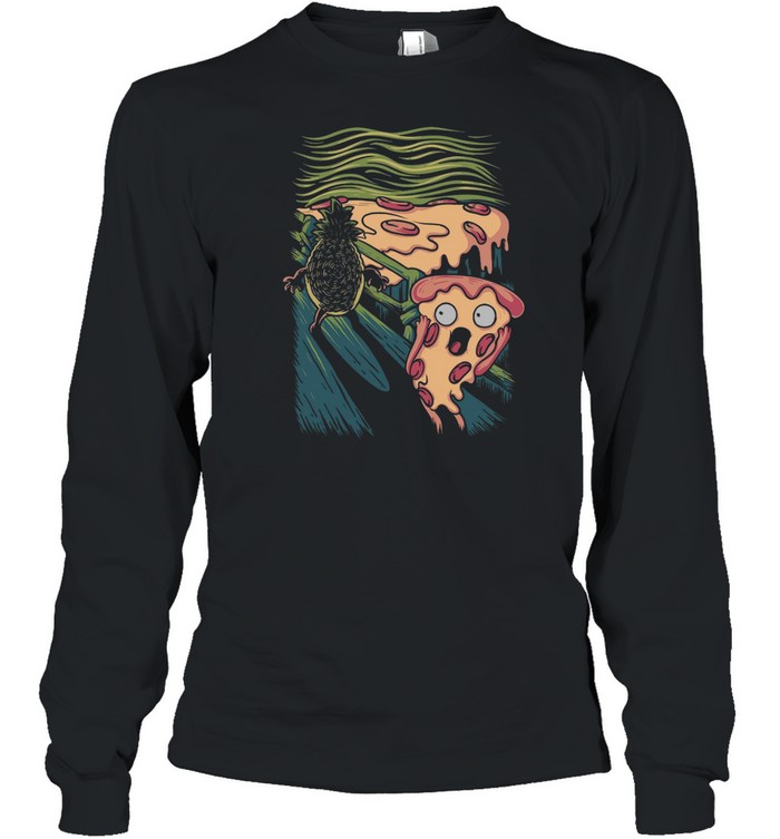 Pineapple Pizza Nightmare Long Sleeved T-shirt