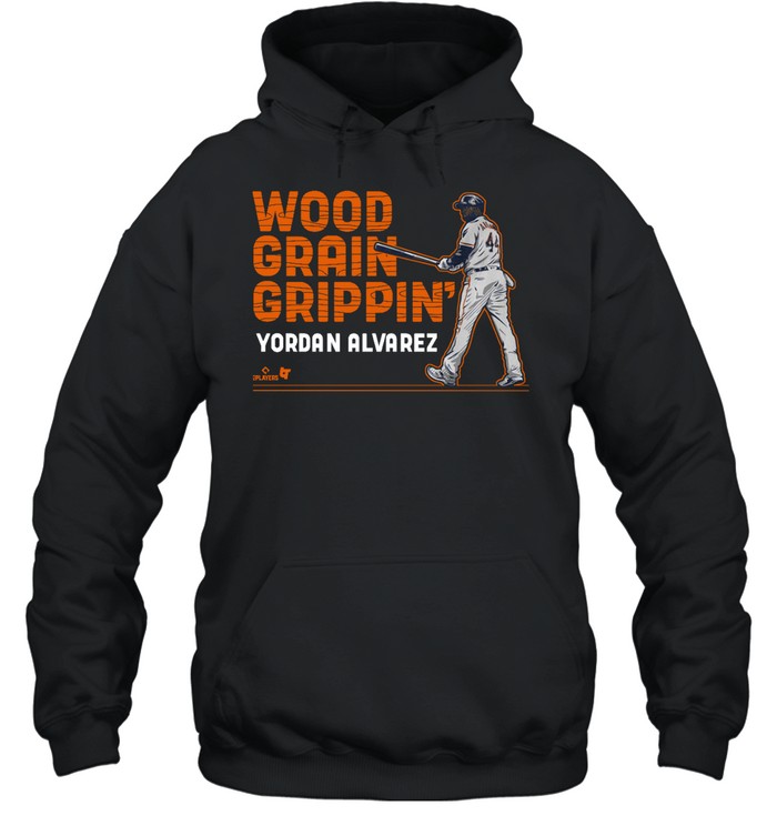 Yordan Alvarez Wood Grain Grippin' Unisex Hoodie