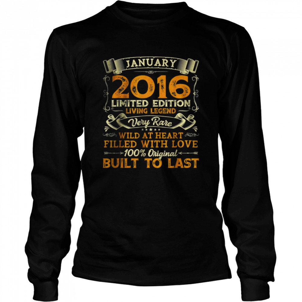 January 2016 Limited Edition Living Legend Very Rare Built To Last Long Sleeved T-shirt