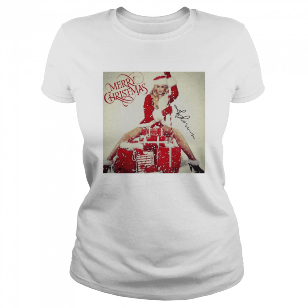 Madonna Signature Merry Christmas shirt Classic Women's T-shirt