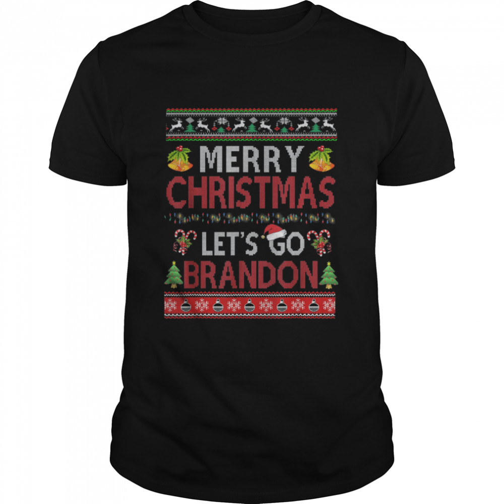 Merry Christmas Let’s go Branson Brandon Ugly Classic Men's T-shirt