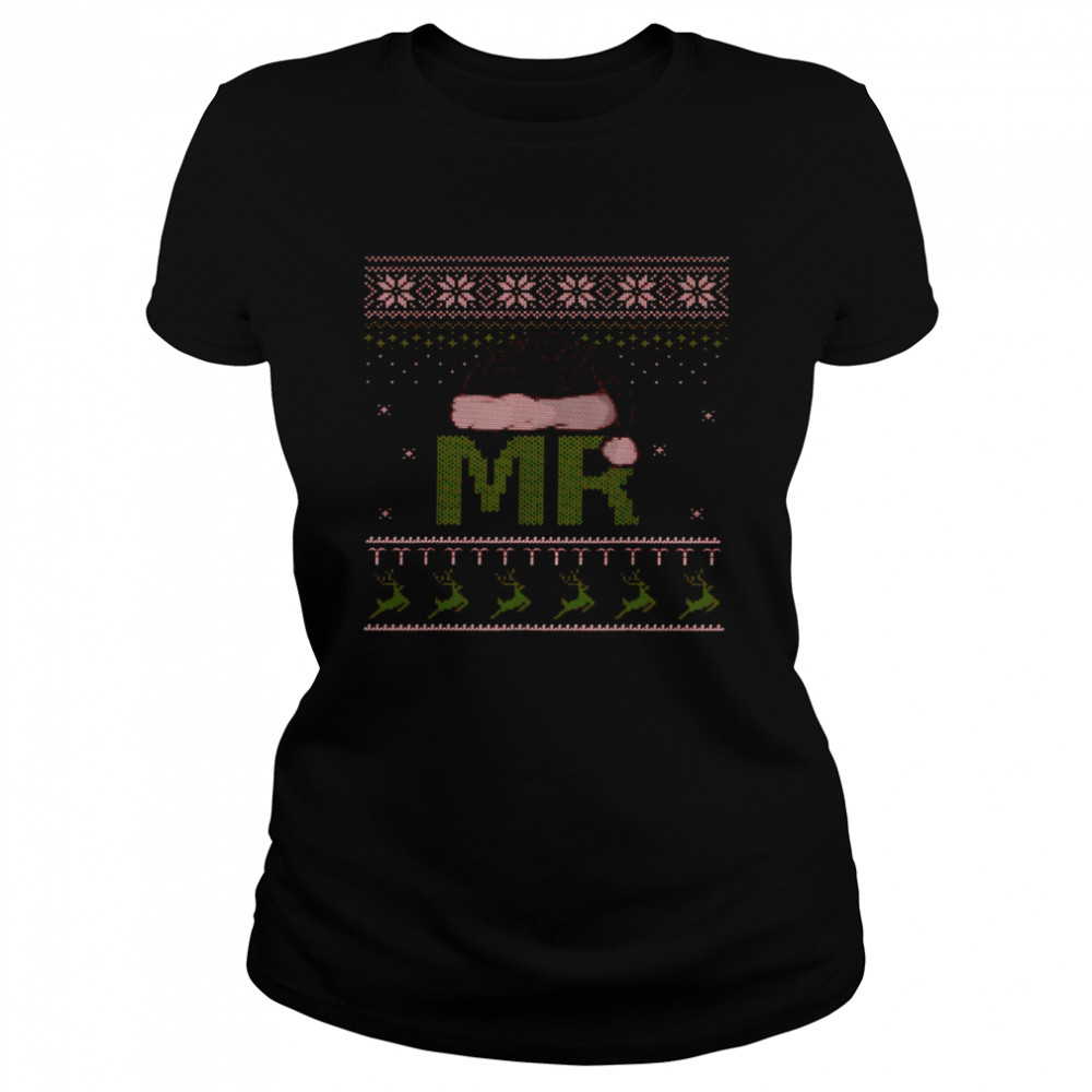 Mr Santa shirt Mrs christmas shirt Classic Women's T-shirt