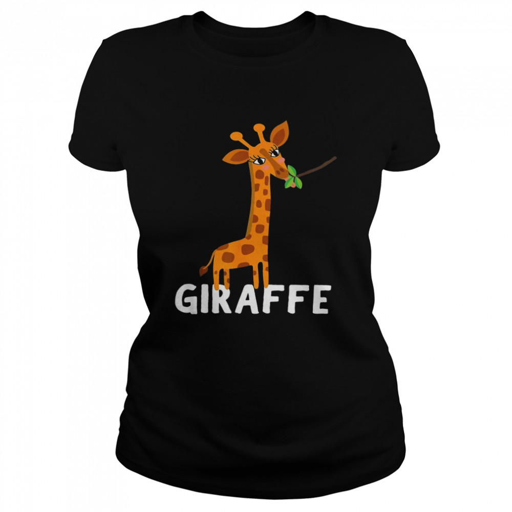 Nettes Giraffe Geschenk für Jungen oder Mädchen Classic Women's T-shirt