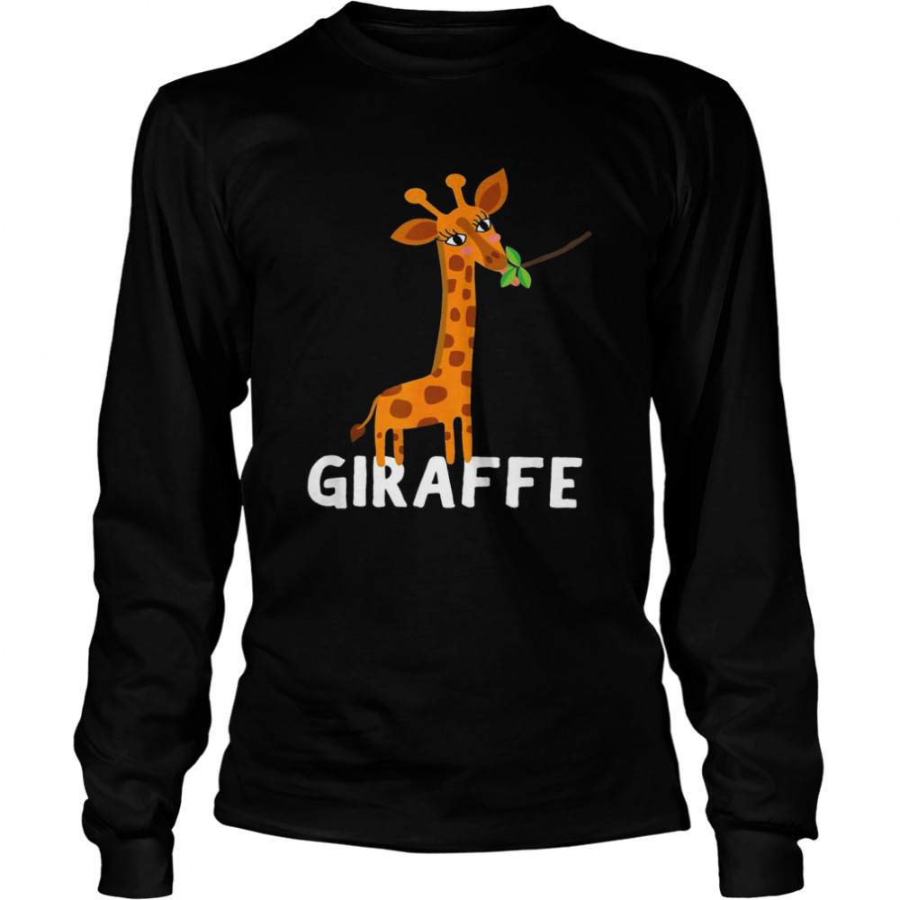 Nettes Giraffe Geschenk für Jungen oder Mädchen Long Sleeved T-shirt