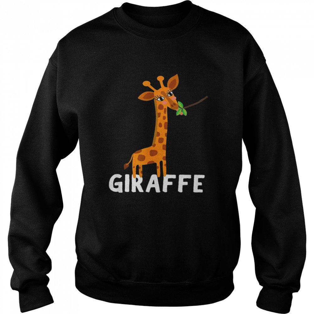 Nettes Giraffe Geschenk für Jungen oder Mädchen Unisex Sweatshirt