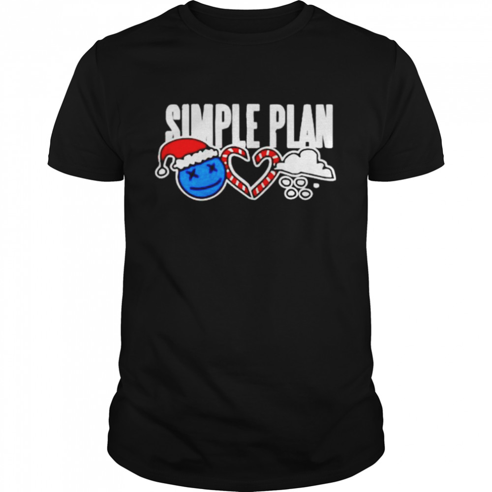 Simple plan christmas 3 icons shirt Classic Men's T-shirt