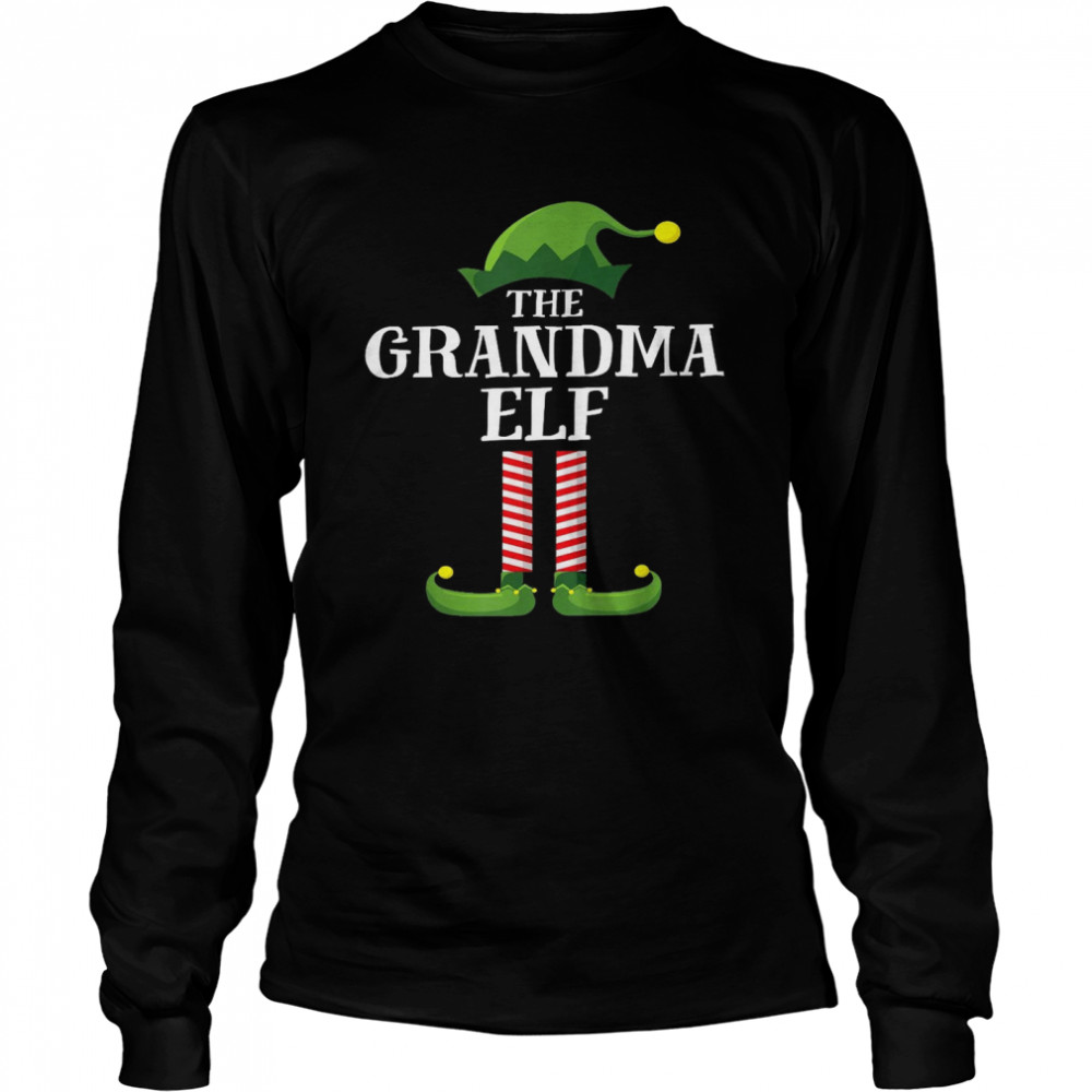 The grandma elf shirt The gigi elf shirt The mimi elf shirt The nana elf shirt Long Sleeved T-shirt