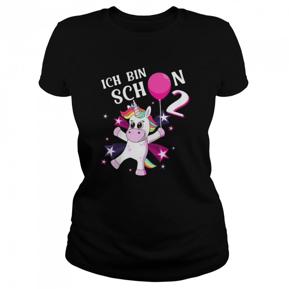 Youth Ich bin jetzt schon 2 zwei Jahre alt Girlchen Geburtstags Classic Women's T-shirt