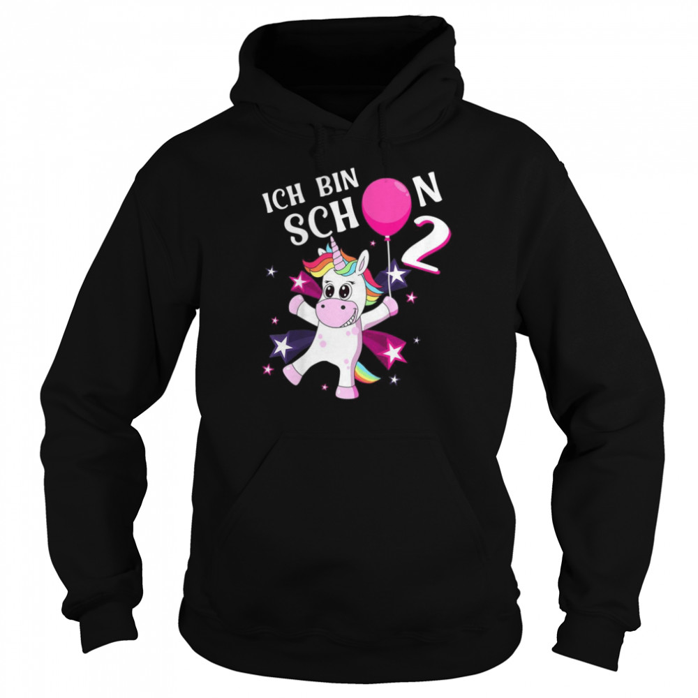 Youth Ich bin jetzt schon 2 zwei Jahre alt Girlchen Geburtstags Unisex Hoodie