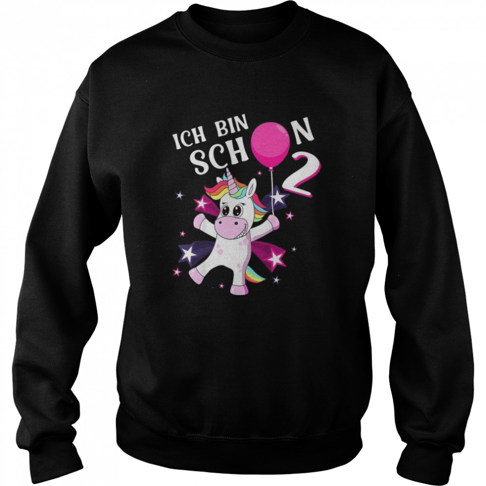 Youth Ich bin jetzt schon 2 zwei Jahre alt Girlchen Geburtstags Unisex Sweatshirt