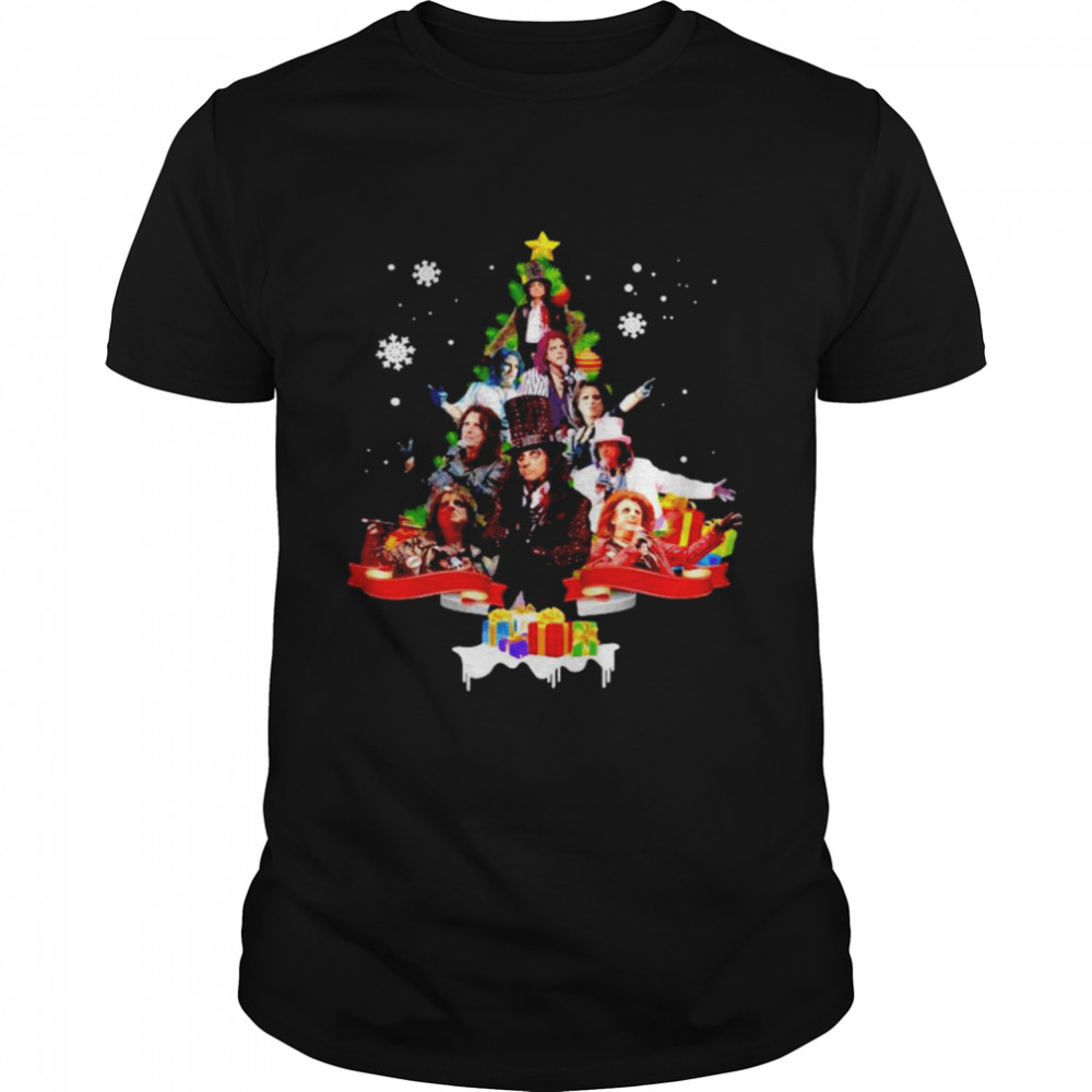 Alice Cooper Christmas Tree shirt