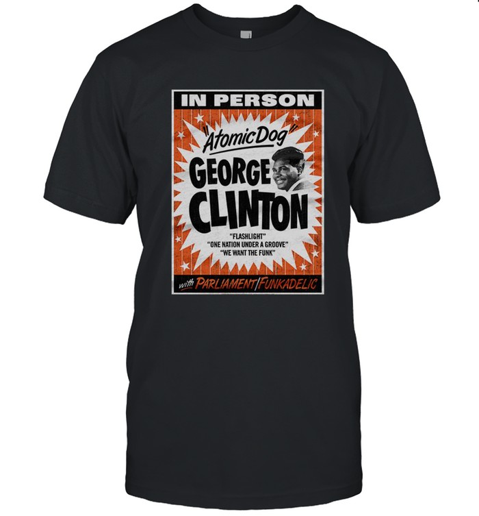 George Clinton Concert Poster Wht  Classic Men's T-shirt