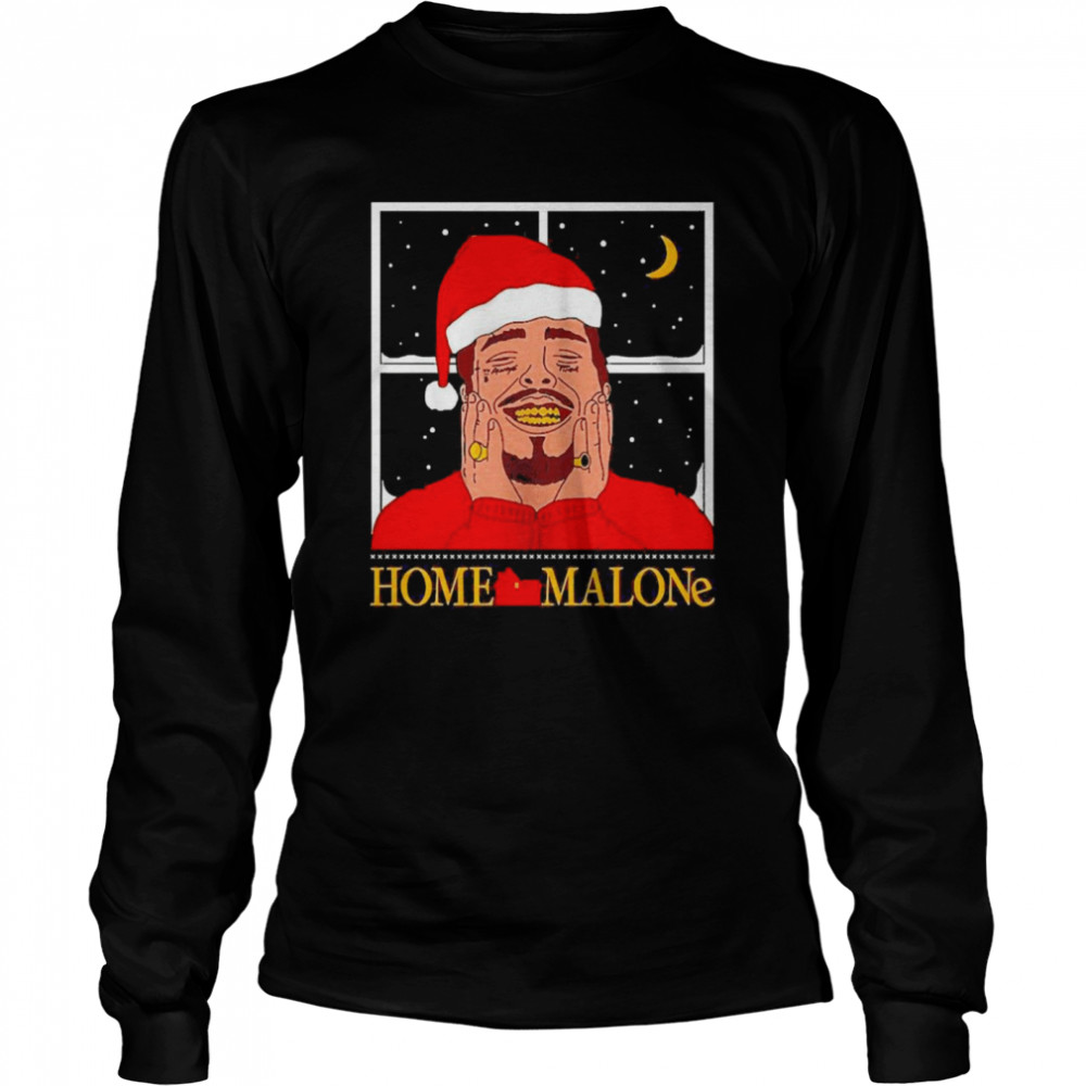 Home Malone Christmas Ornament Sweater  Long Sleeved T-shirt
