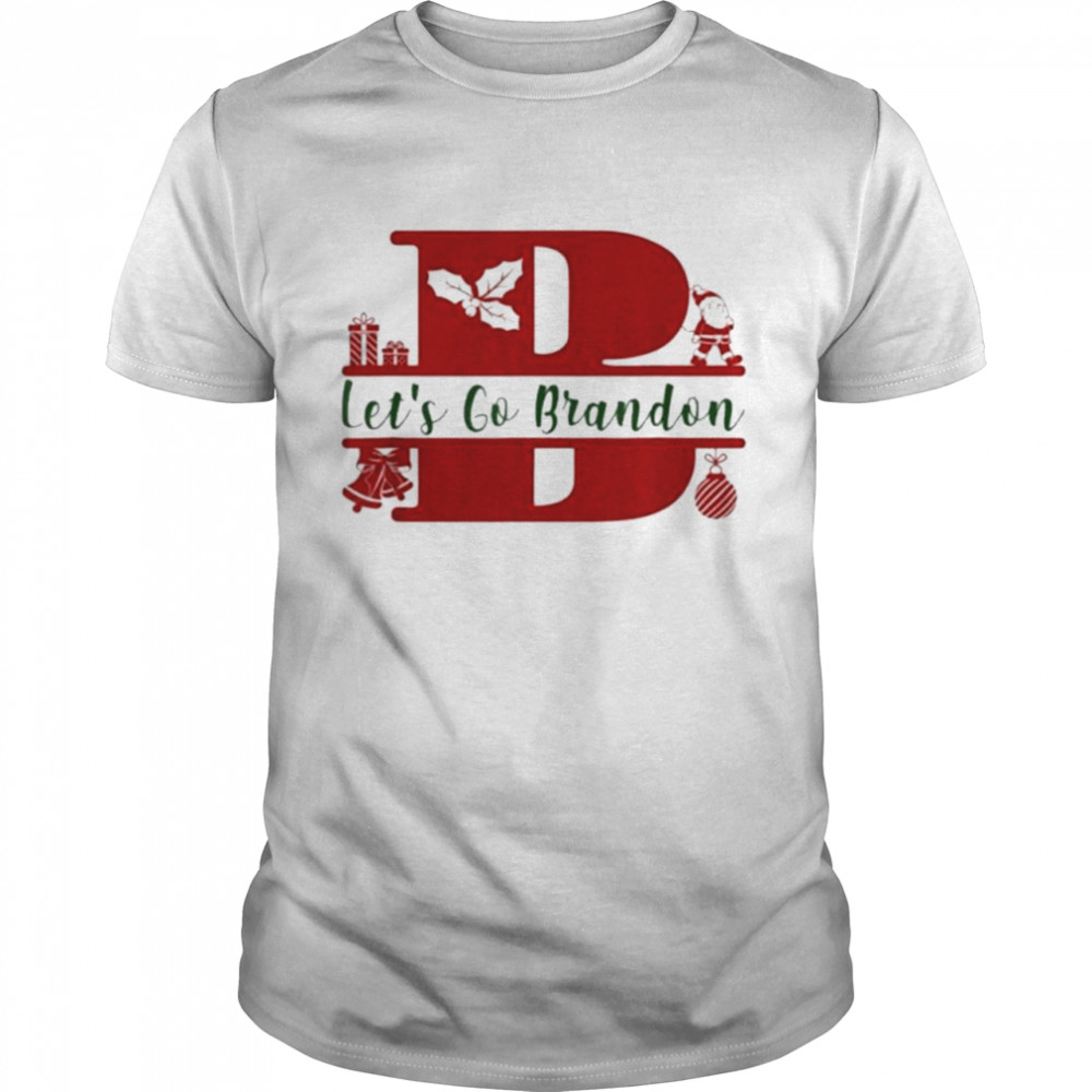 Let’s Go Brandon Christmas Monogram Shirt
