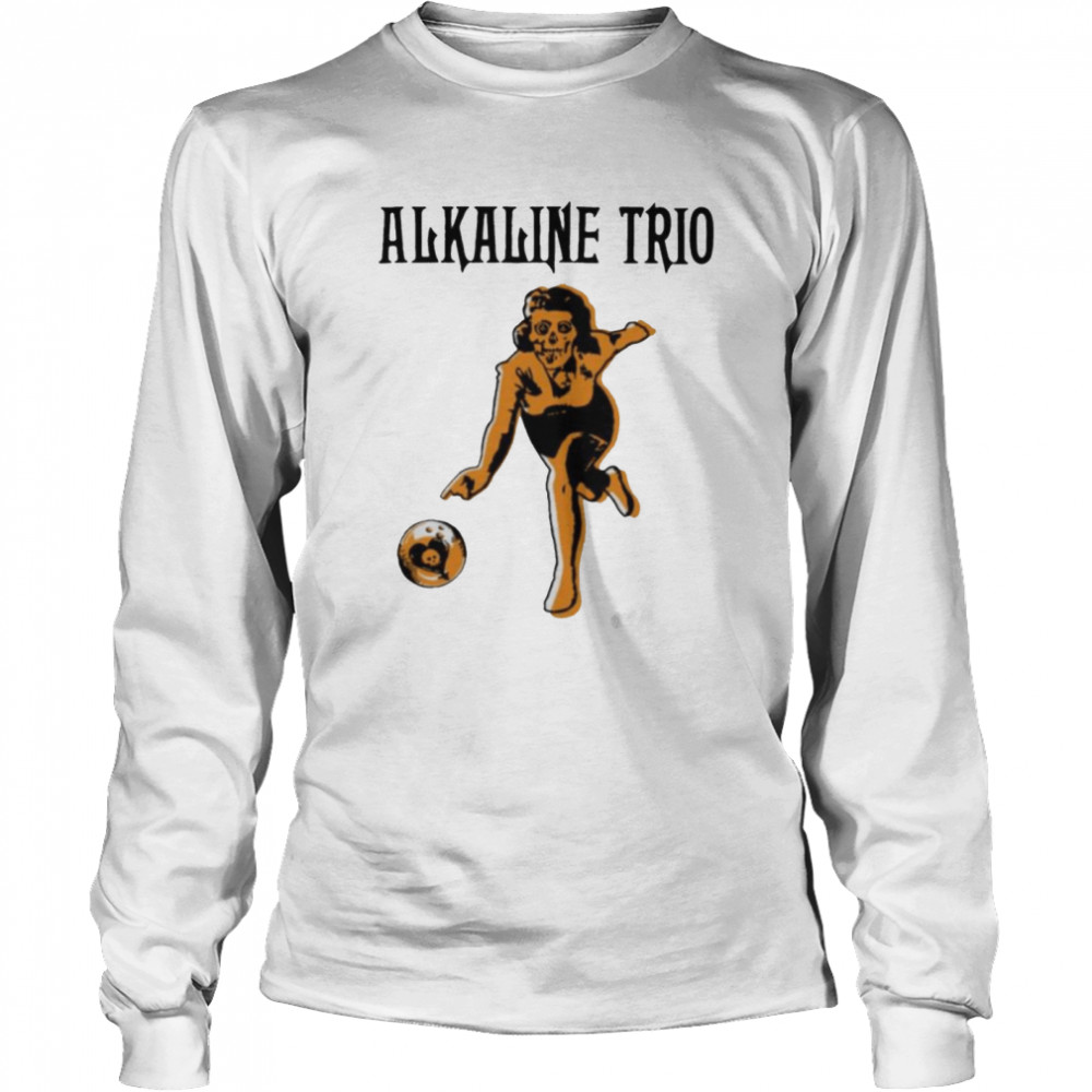 Alkaline Trio Merch Bowling Tee Long Sleeved T-shirt