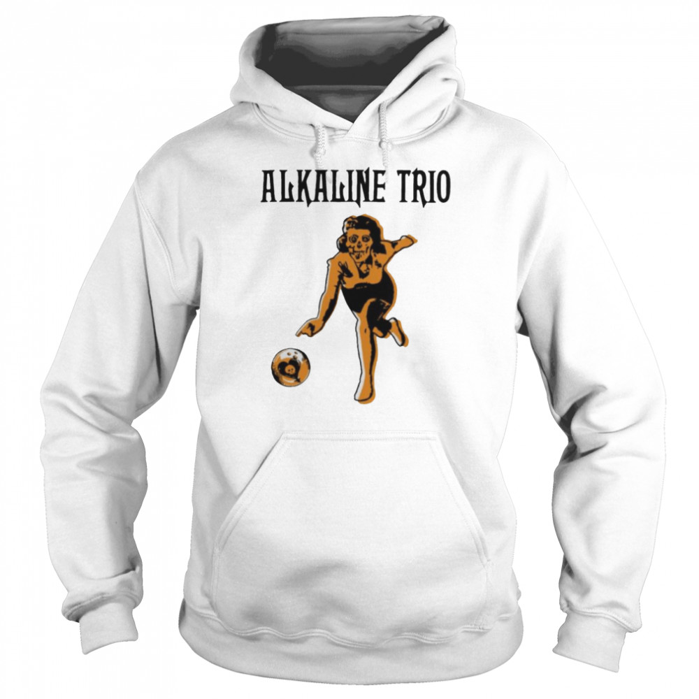 Alkaline Trio Merch Bowling Tee Unisex Hoodie