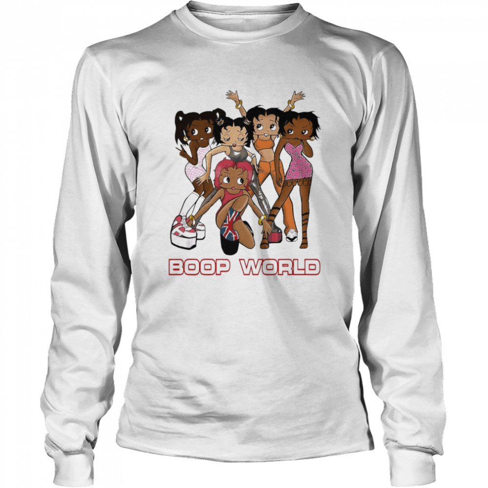 Black Boop Spice Boop World Long Sleeved T-shirt