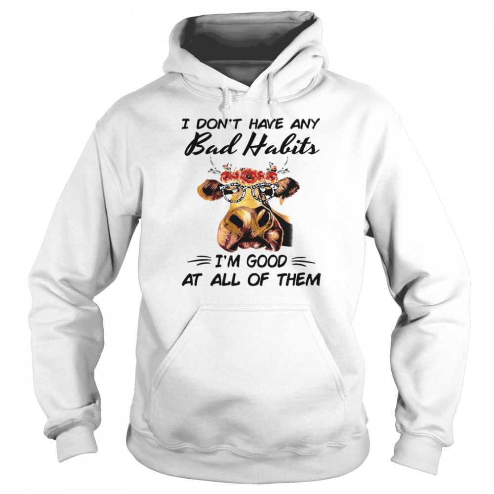 Donkey I Don’t Have Any Bad Habits I’m Good At All Of Them Unisex Hoodie