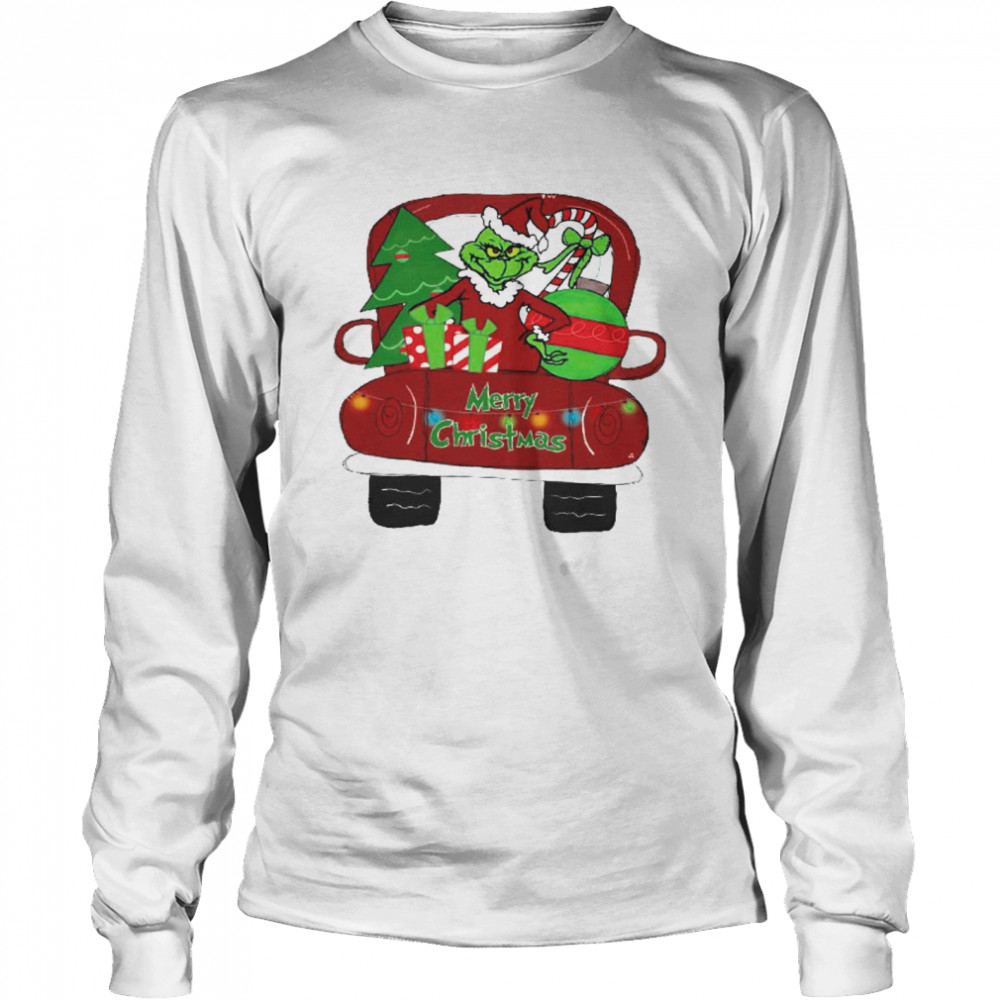 Grinch Merry Christmas Long Sleeved T-shirt