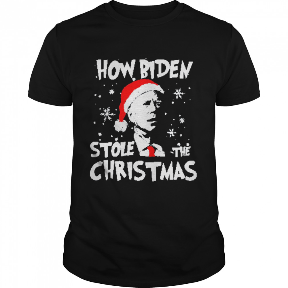 How Biden Stole The Christmas Anti Biden Club Ugly X-mas T- Classic Men's T-shirt
