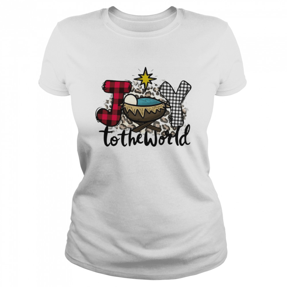 Joy To The World Christmas Sweater Classic Women's T-shirt