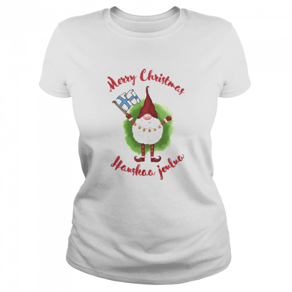 Merry christmas hauskaa joulua shirt Classic Women's T-shirt