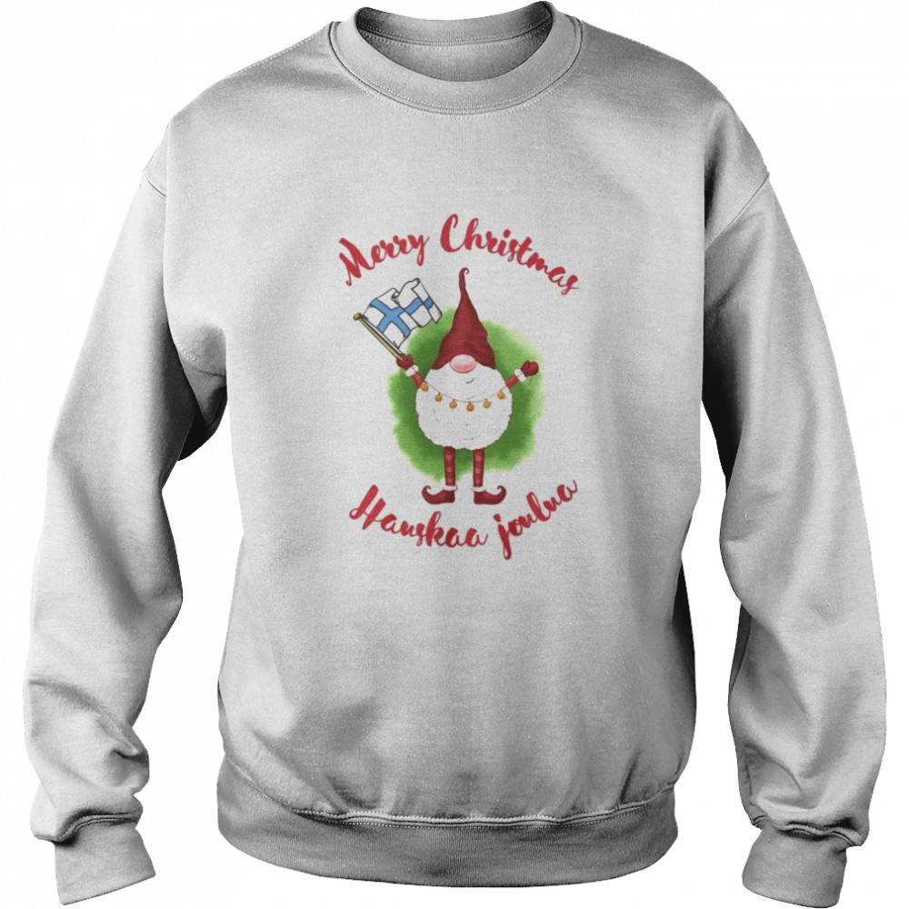 Merry christmas hauskaa joulua shirt Unisex Sweatshirt