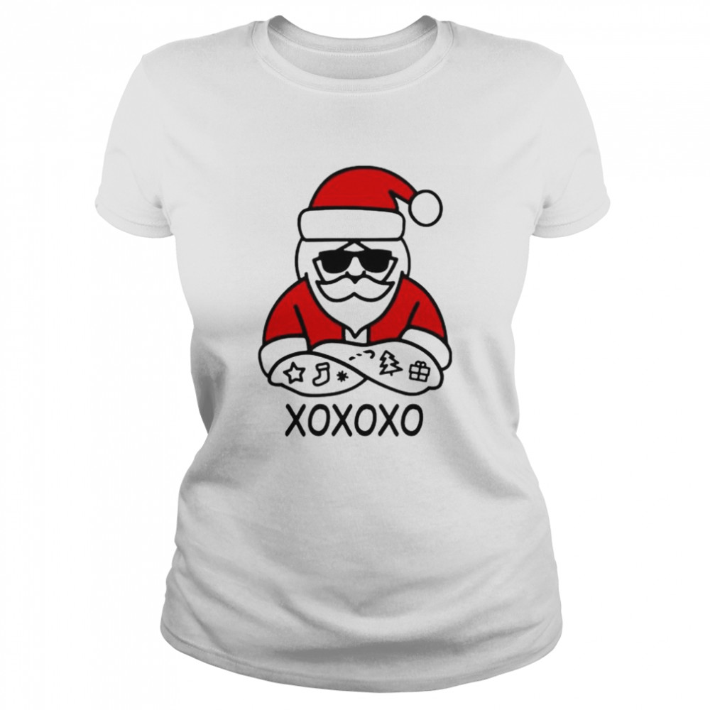 Santa XOXOXO Christmas shirt Classic Women's T-shirt