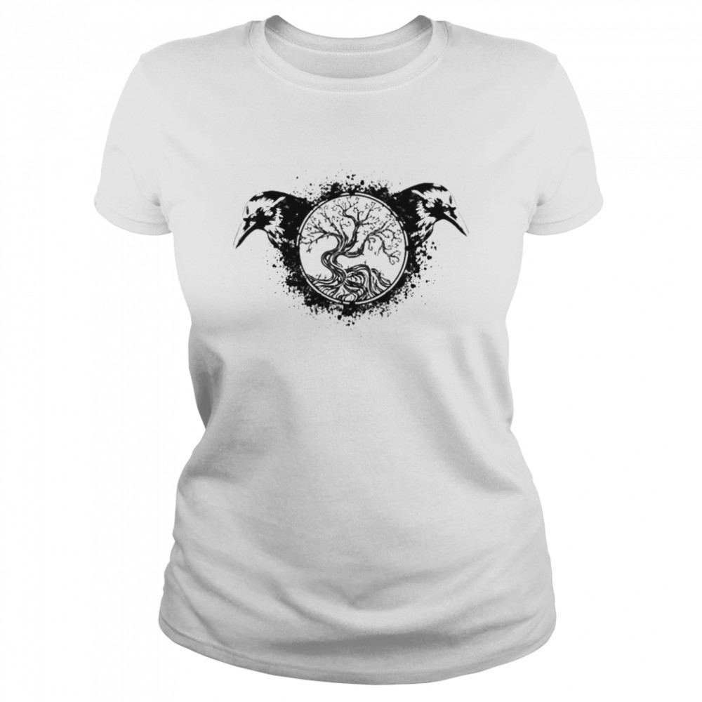 Yggdrasil Viking Norse Life Tree Of Nordic Celtic Mythology Classic Women's T-shirt