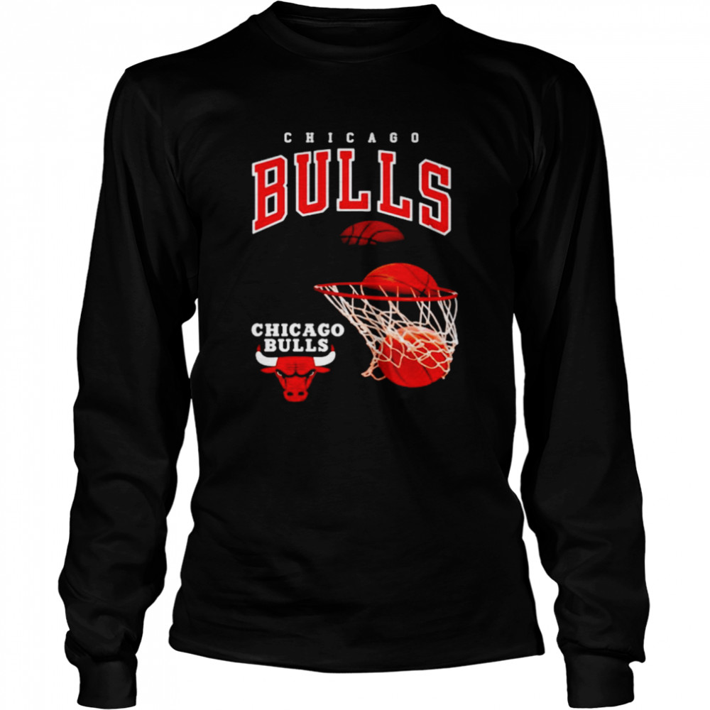 Chicago Bulls Basketball shirt Long Sleeved T-shirt