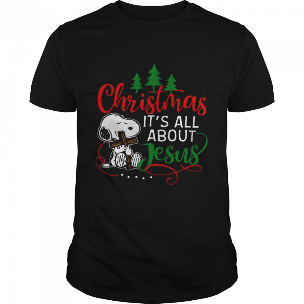 Christmas it’s all about jesus shirt Classic Men's T-shirt