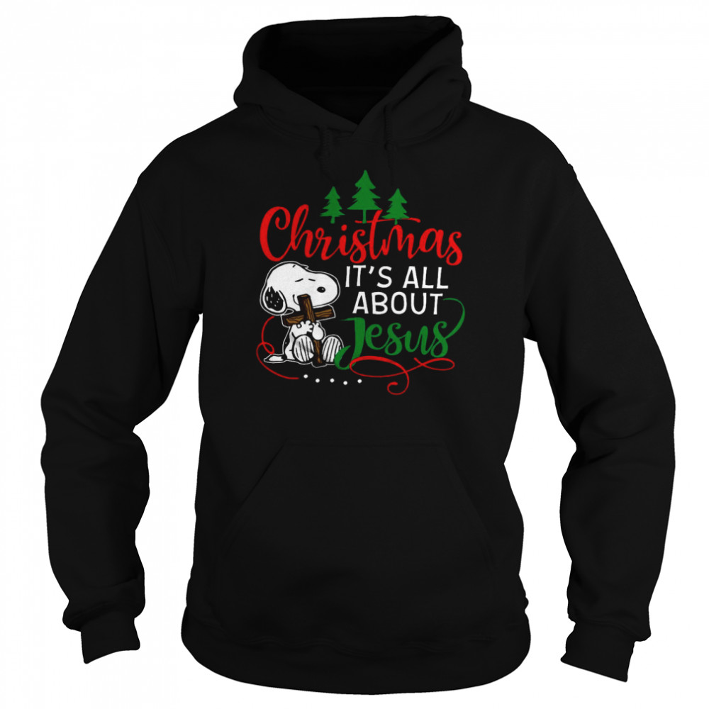 Christmas it’s all about jesus shirt Unisex Hoodie